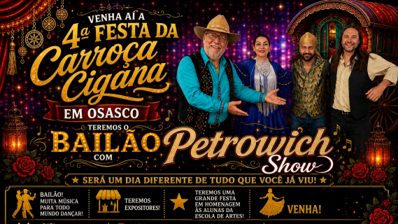 🎪 4ª FESTA DA CARROÇA CIGANA – EM OSASCO